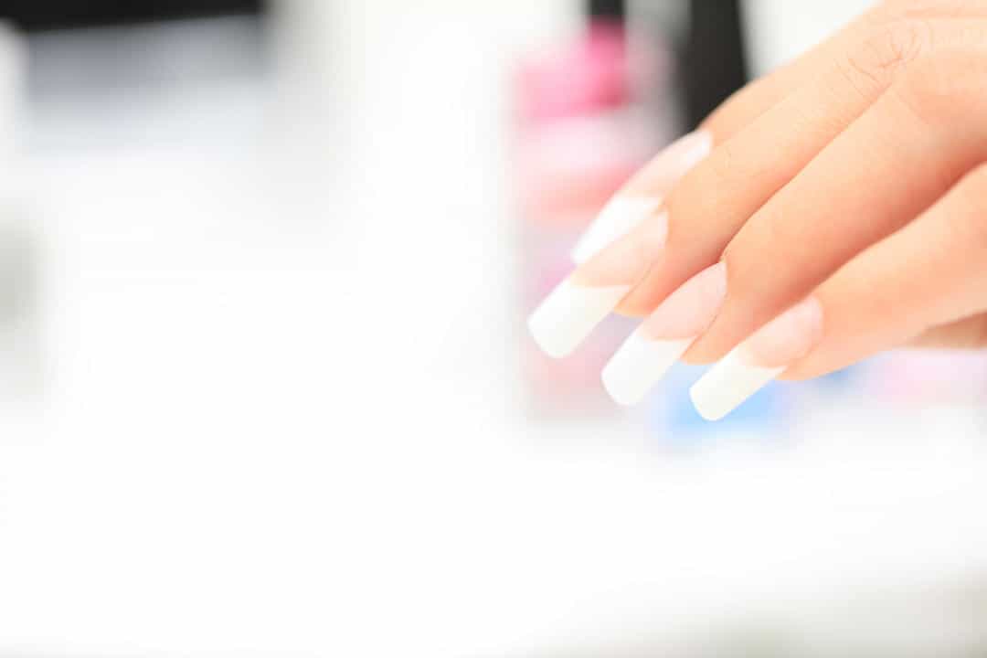 Long Acrylic Nails Natural Color