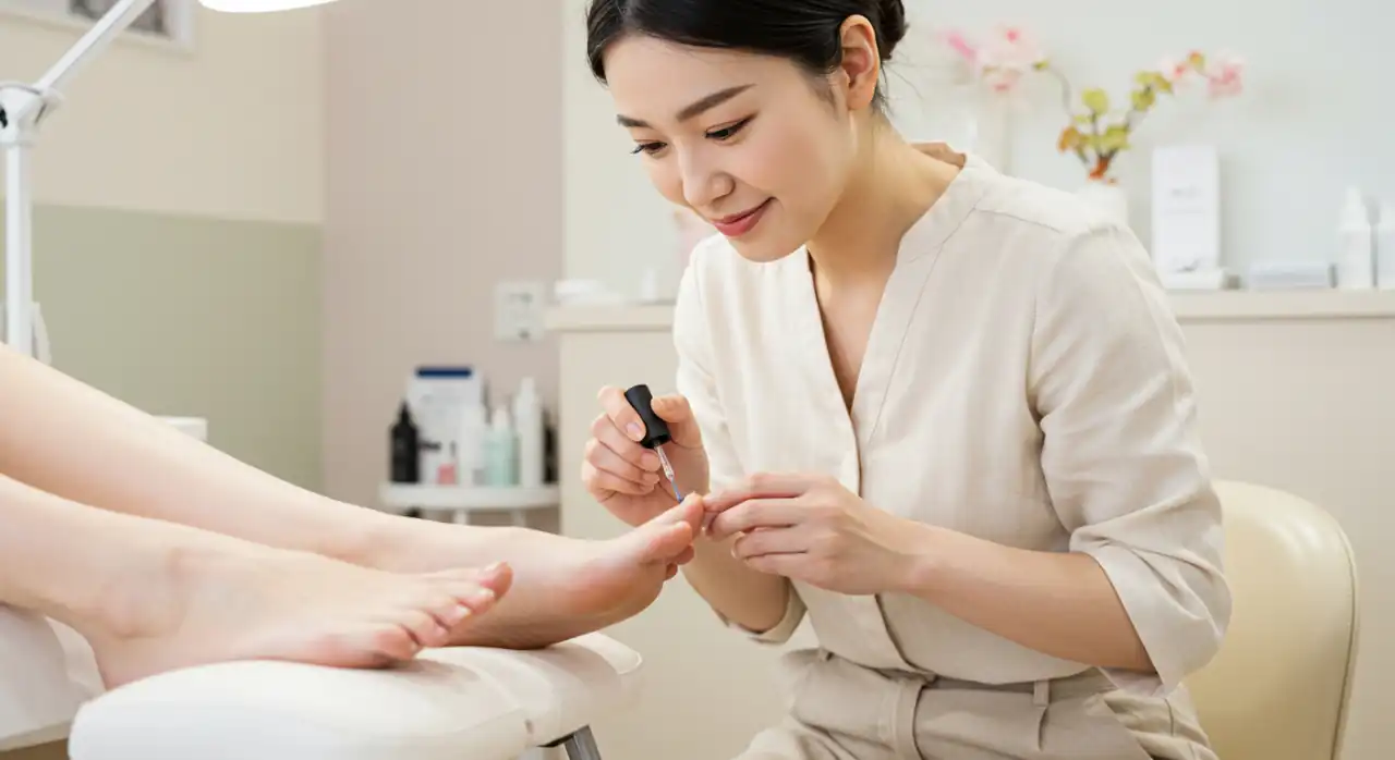 Woman Getting a Deluxe Pedicure