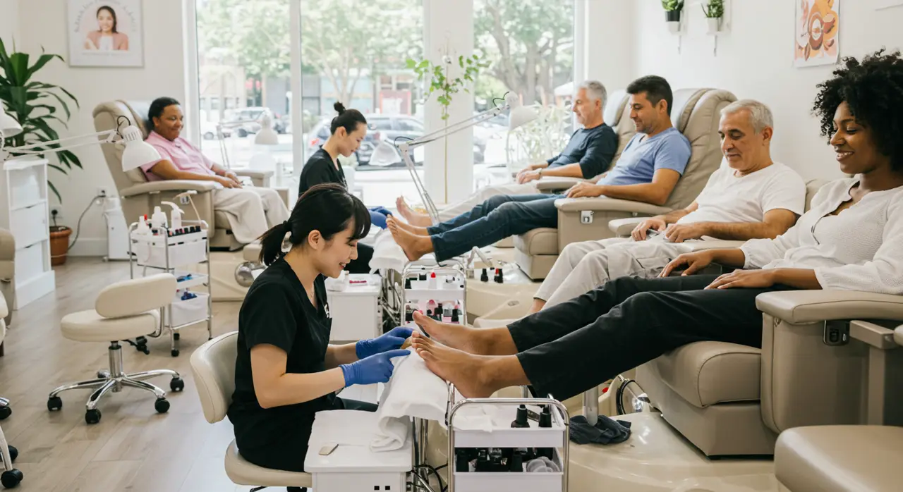 Luxury Spa Pedicure Service in Merritt Island