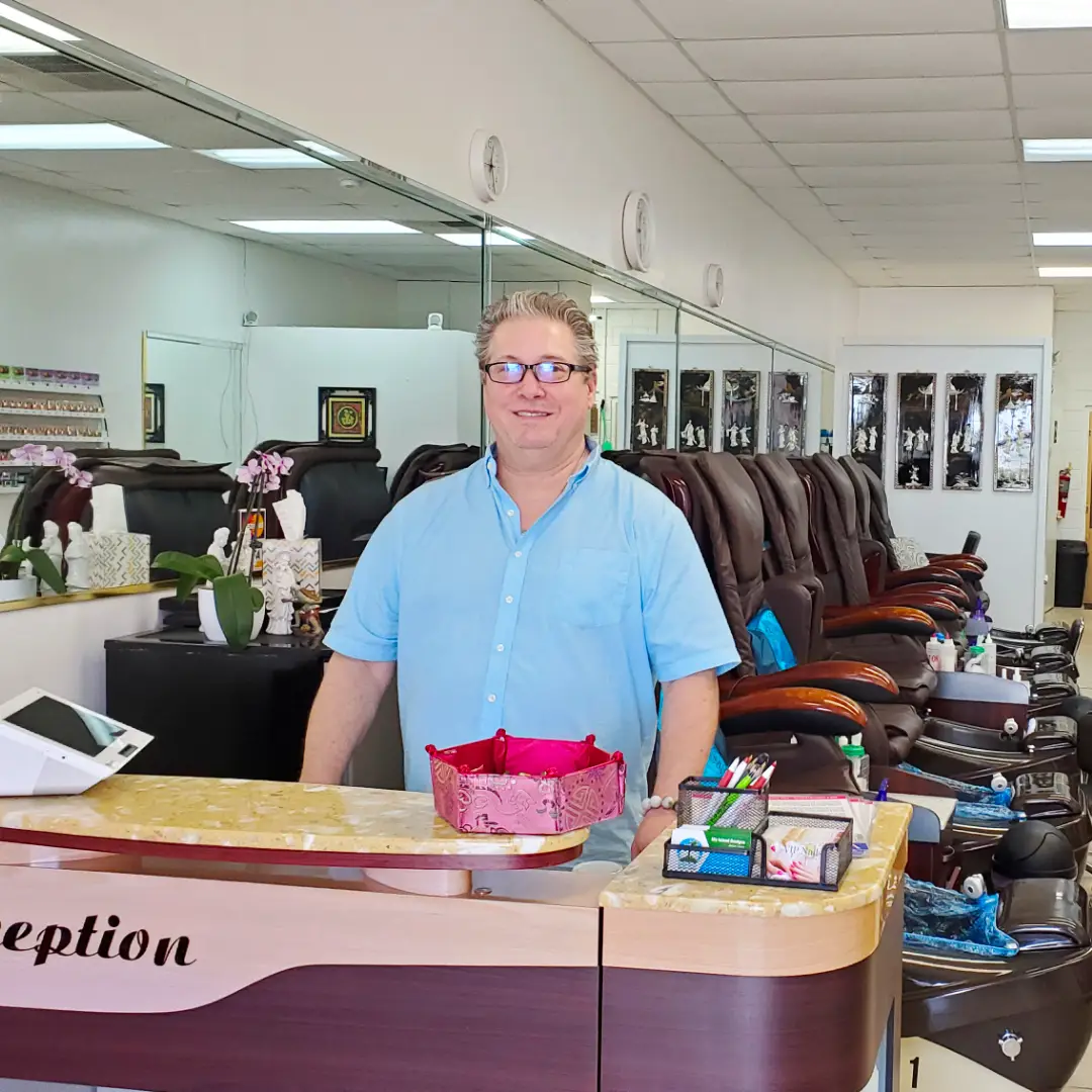 Nail Salon Manager James Turner