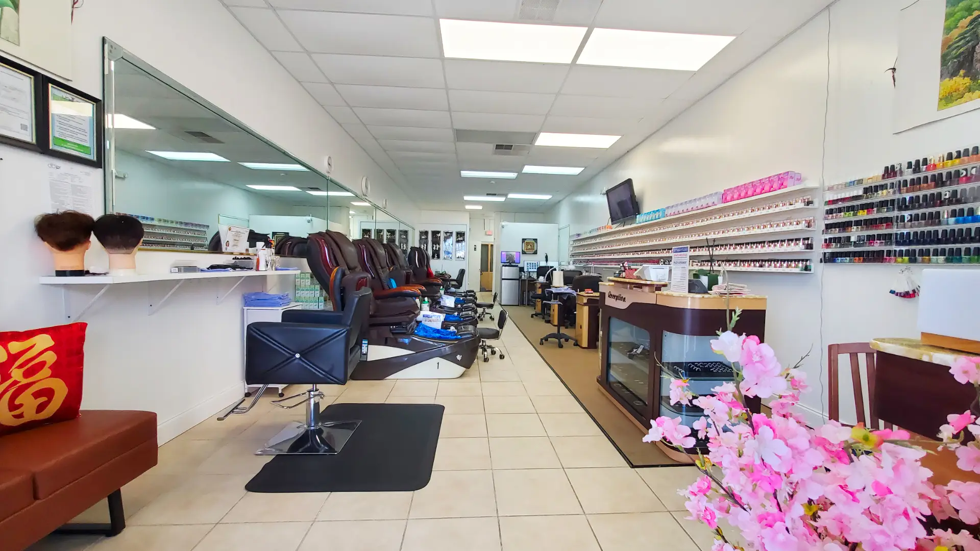 Nail Salon View from Front