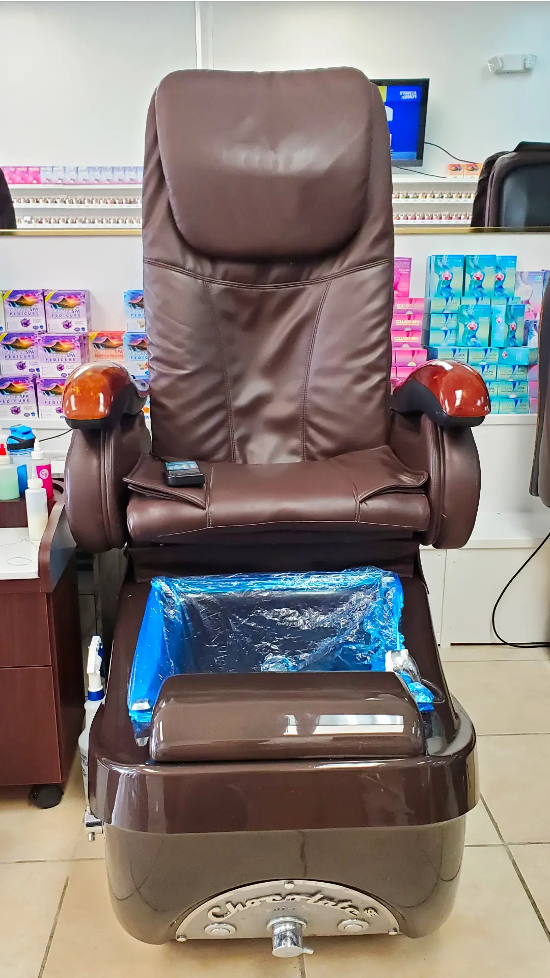 Pedicure Chair at VIP Nails and Facials
