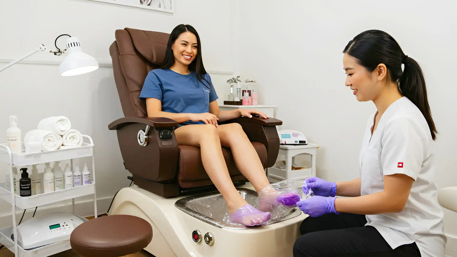 Paraffin Wax Pedicures For Dry Feet